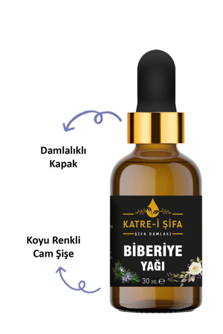 Katre-i Şifa Doğal Biberiye Yağı Saç Bakım ve Onarım Serumu 30 ml - Görsel 3