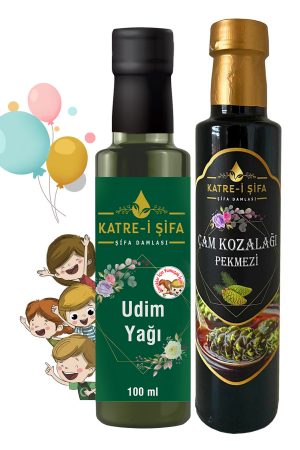 Katre-i Şifa Çocuklar için UDİM Yağı 100 ml + Çam Kozalağı Pekmezi 340 gr
